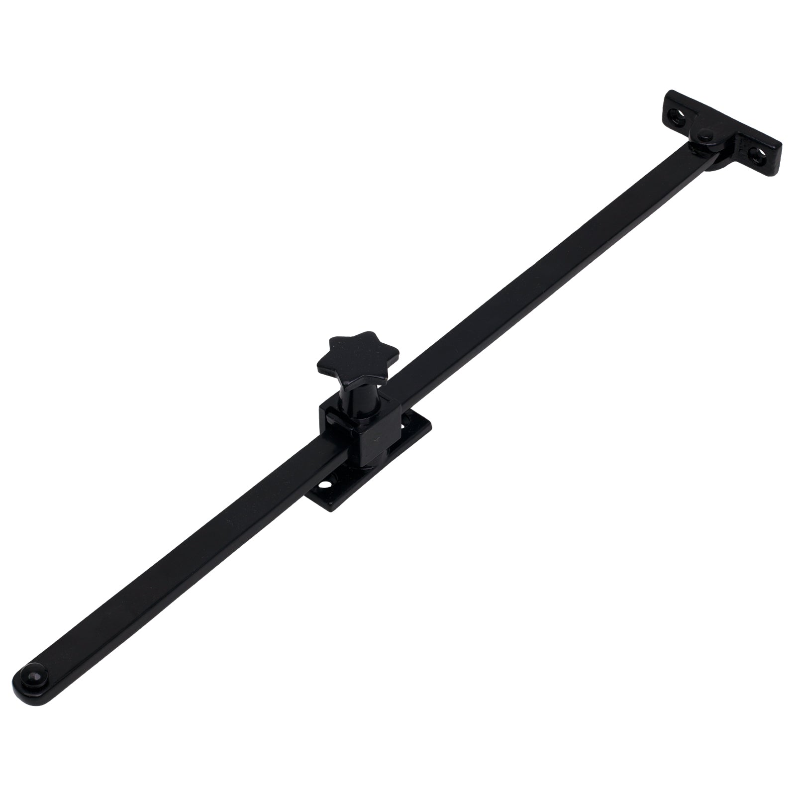 15 Inch Black Sliding Window Stay