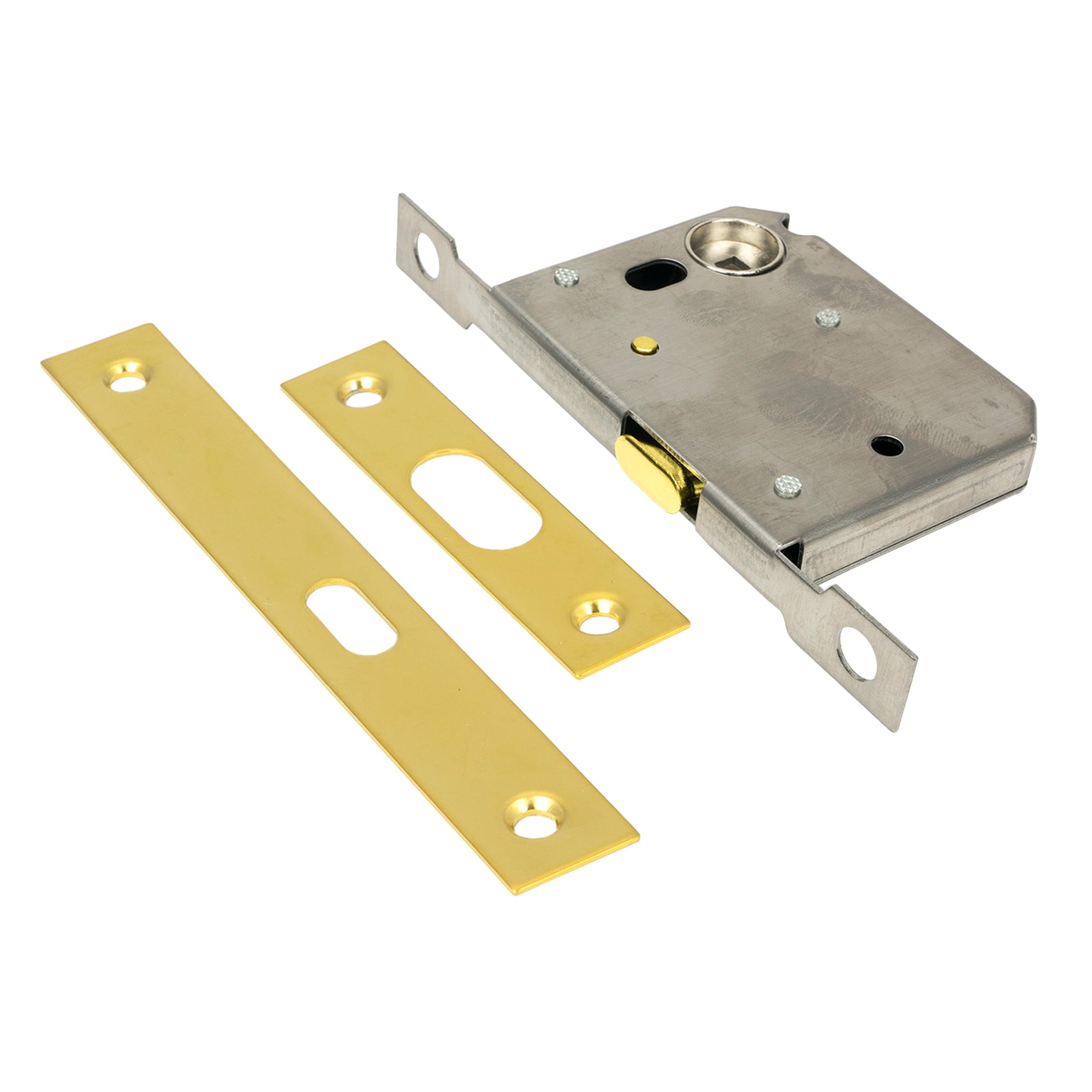 Image of Sliding Door Lock in PVD Brass