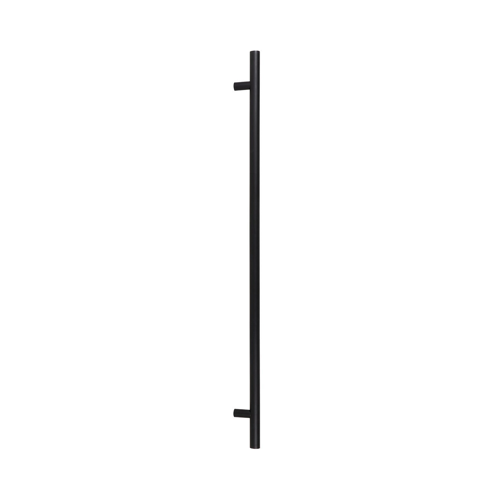 1200mm Matt Black T Bar Handle Back-To-Back Fix