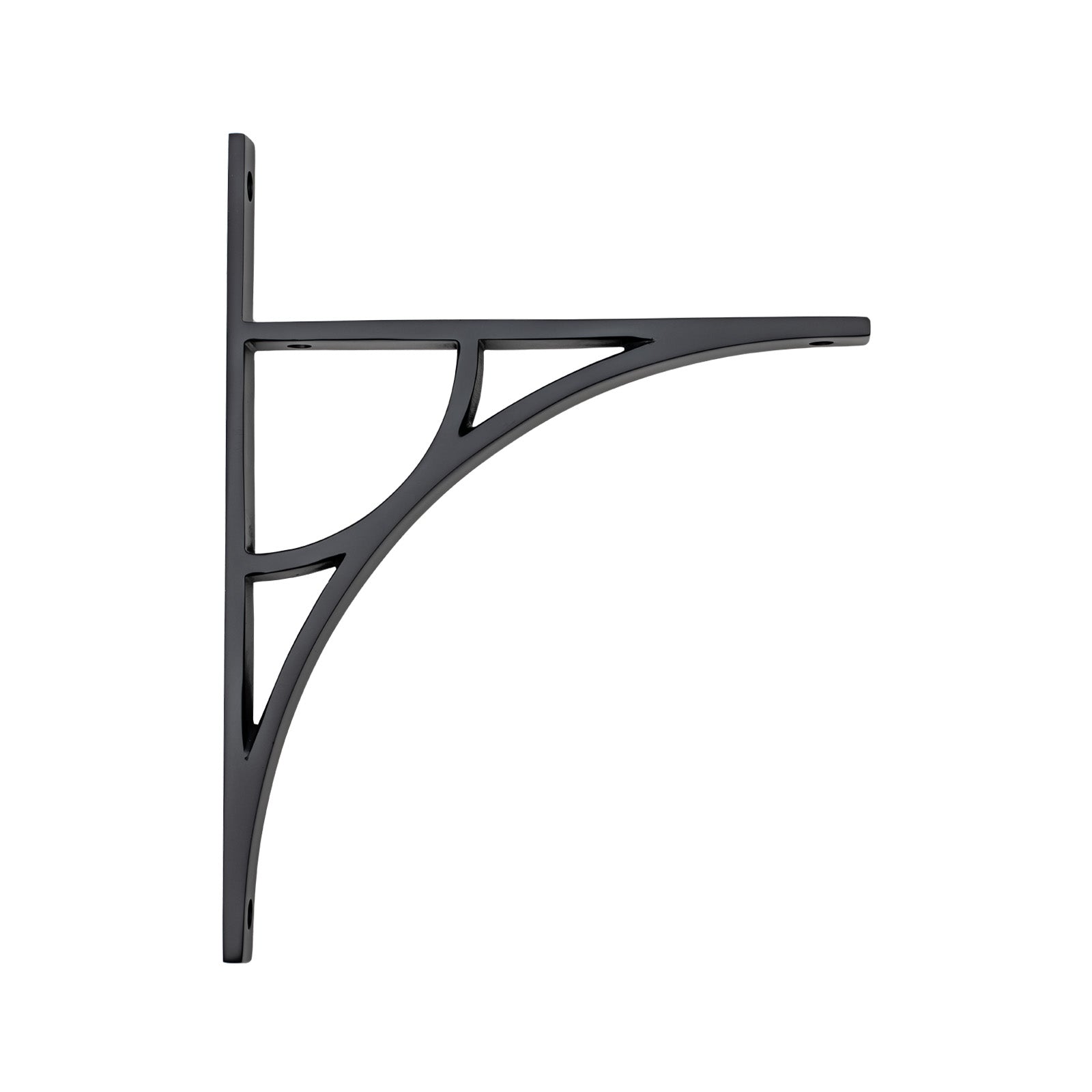 260mm Matt Black Tyne Shelf Bracket