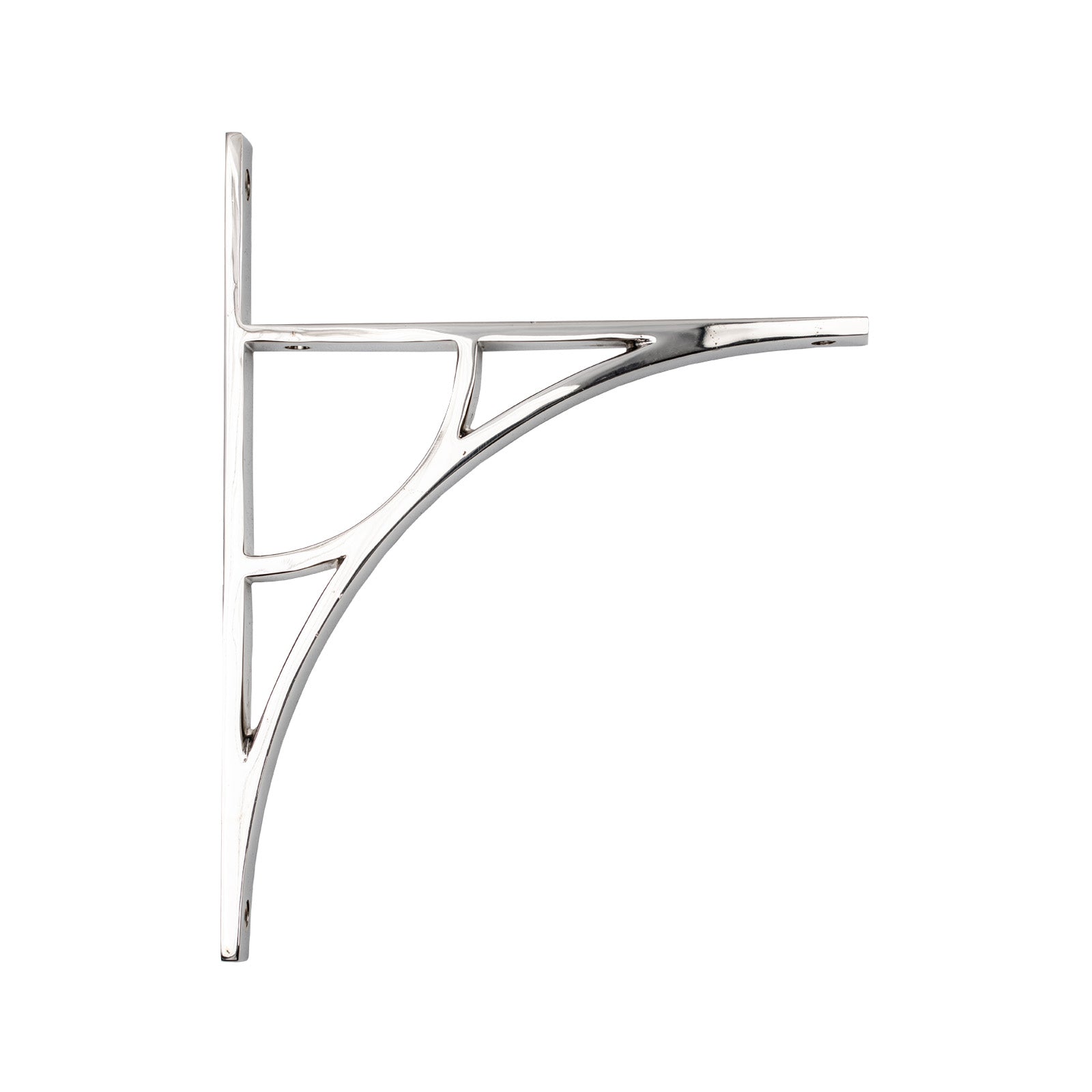 260mm Polished Nickel Tyne Shelf Bracket