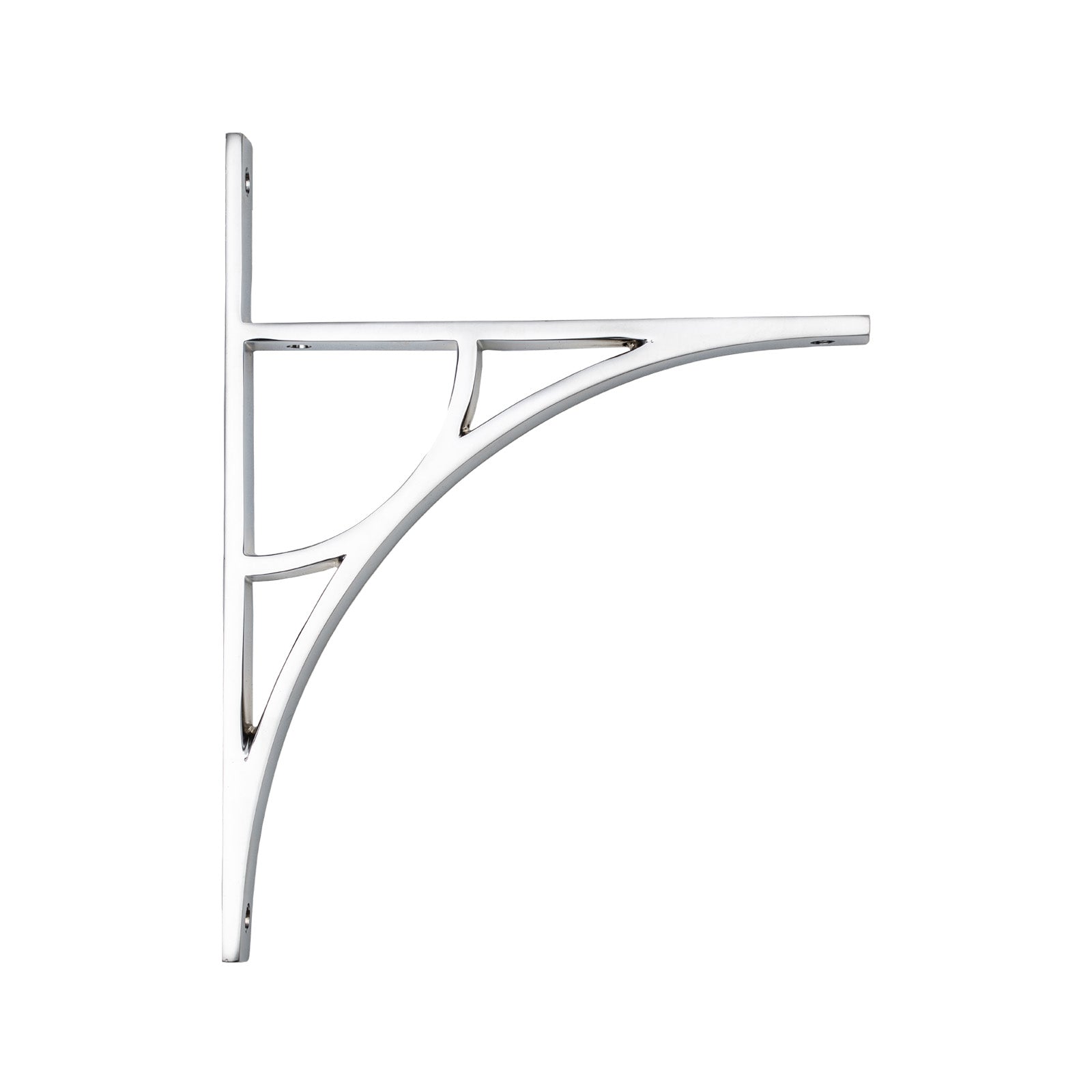 SHOW 260mm Satin Chrome Tyne Shelf Bracket