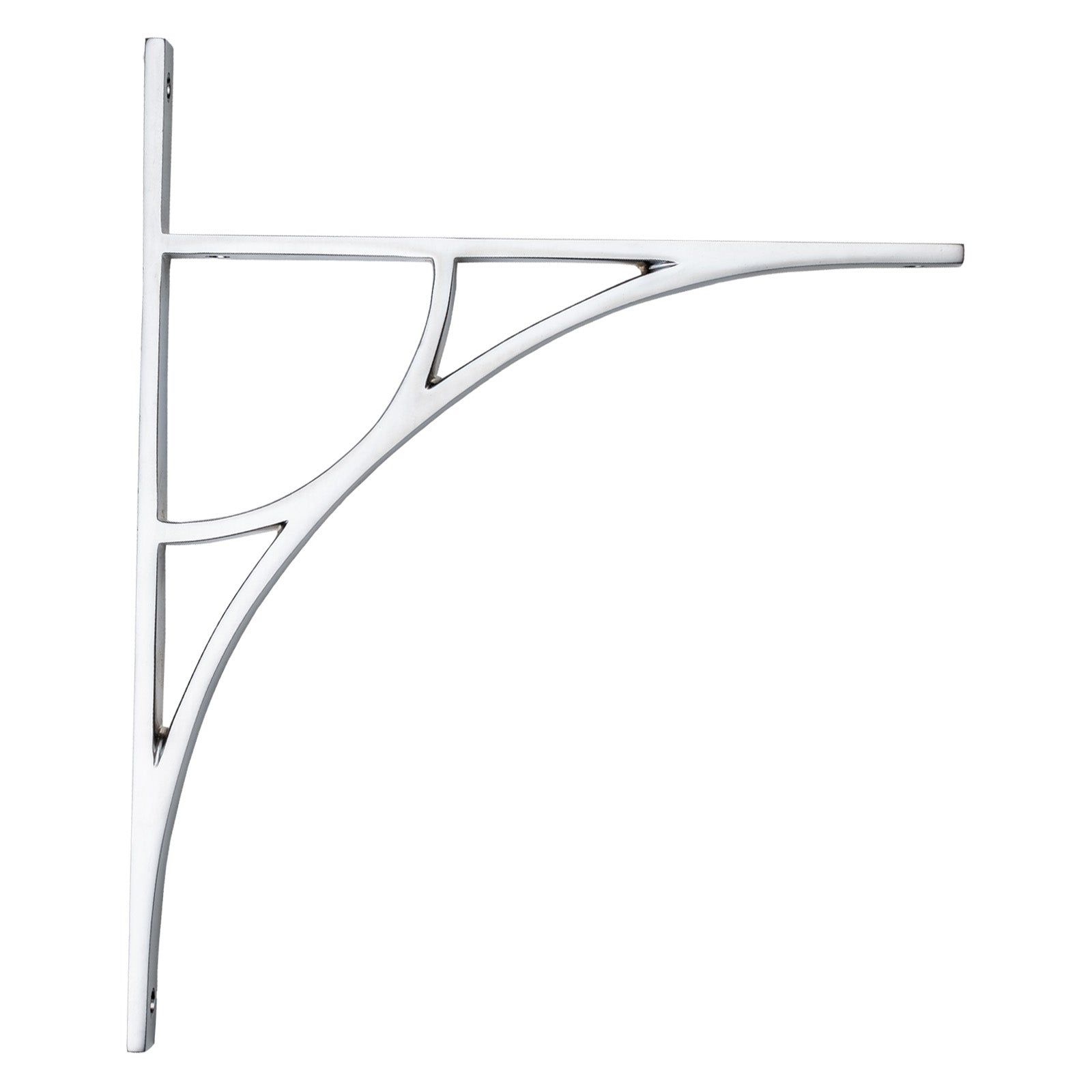 SHOW 314mm Satin Chrome Tyne Shelf Bracket