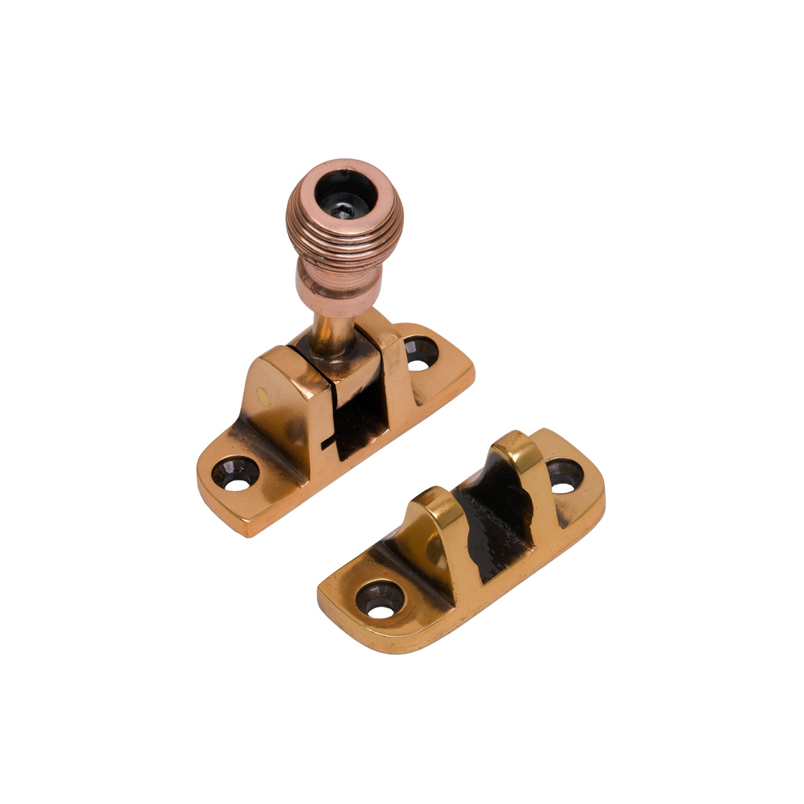 Radiused Beehive Brighton Fastener Polished Bronze