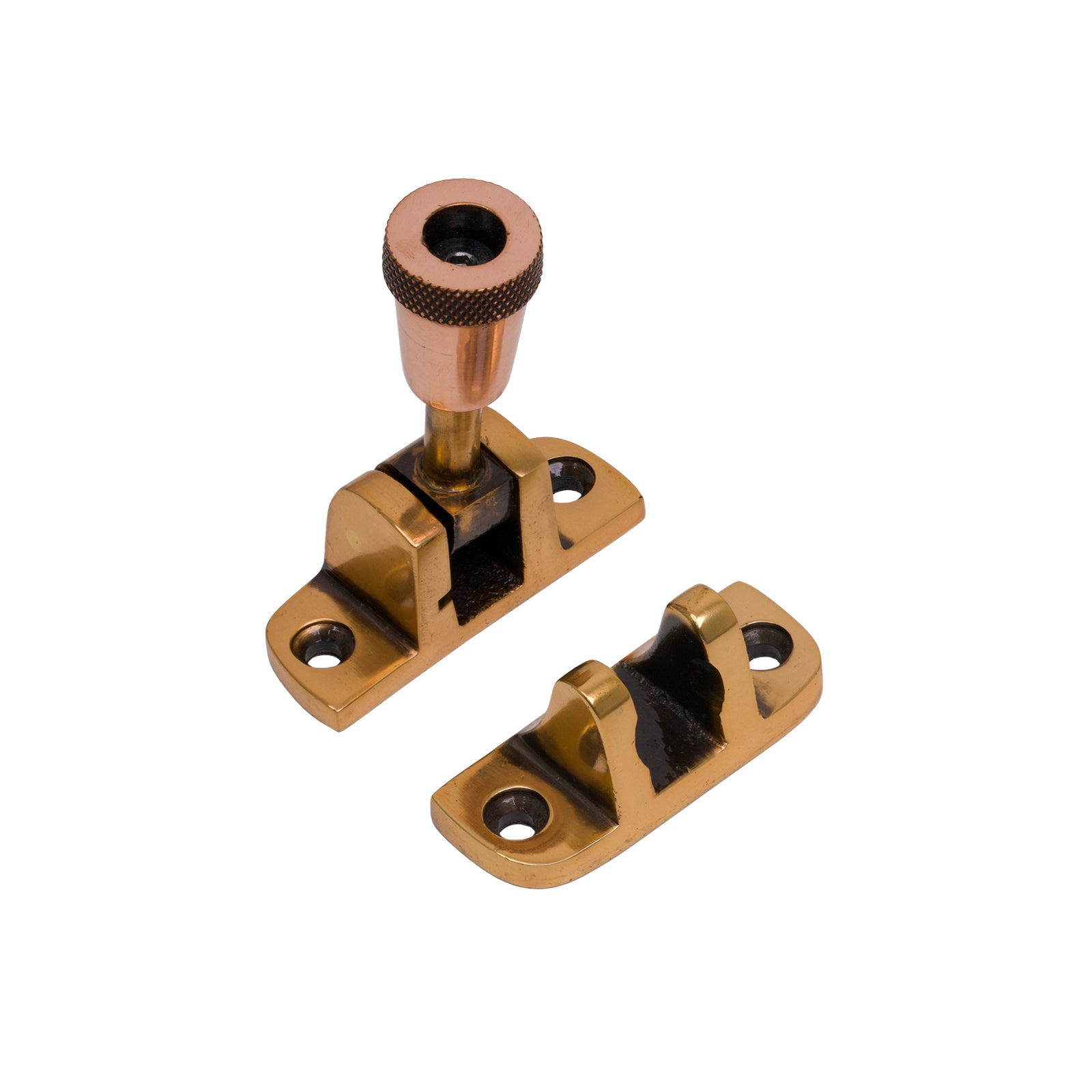 SHOW Radiused Brompton Brighton Fastener Polished Bronze