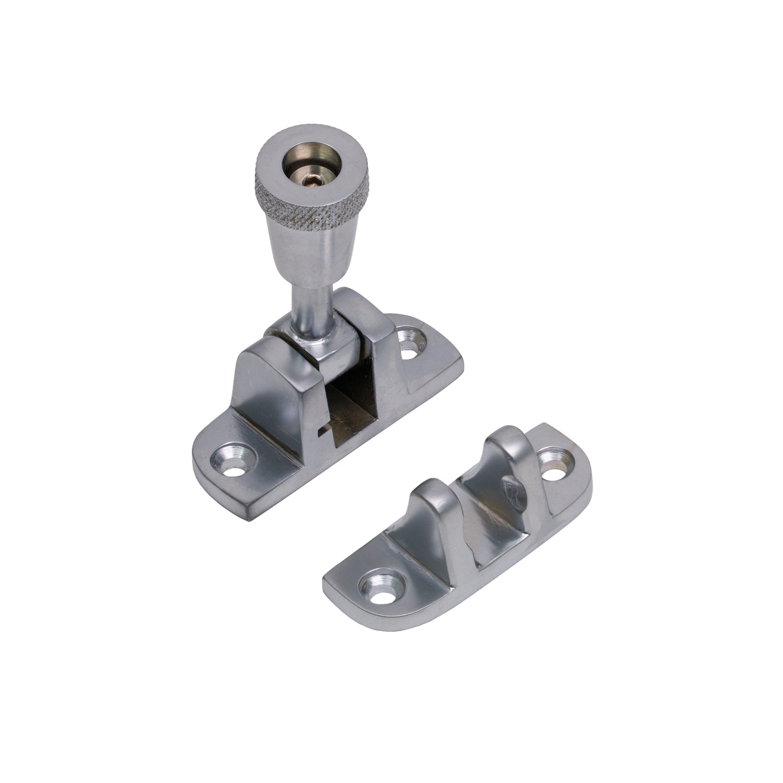 SHOW Radiused Brompton Brighton Fastener Satin Chrome