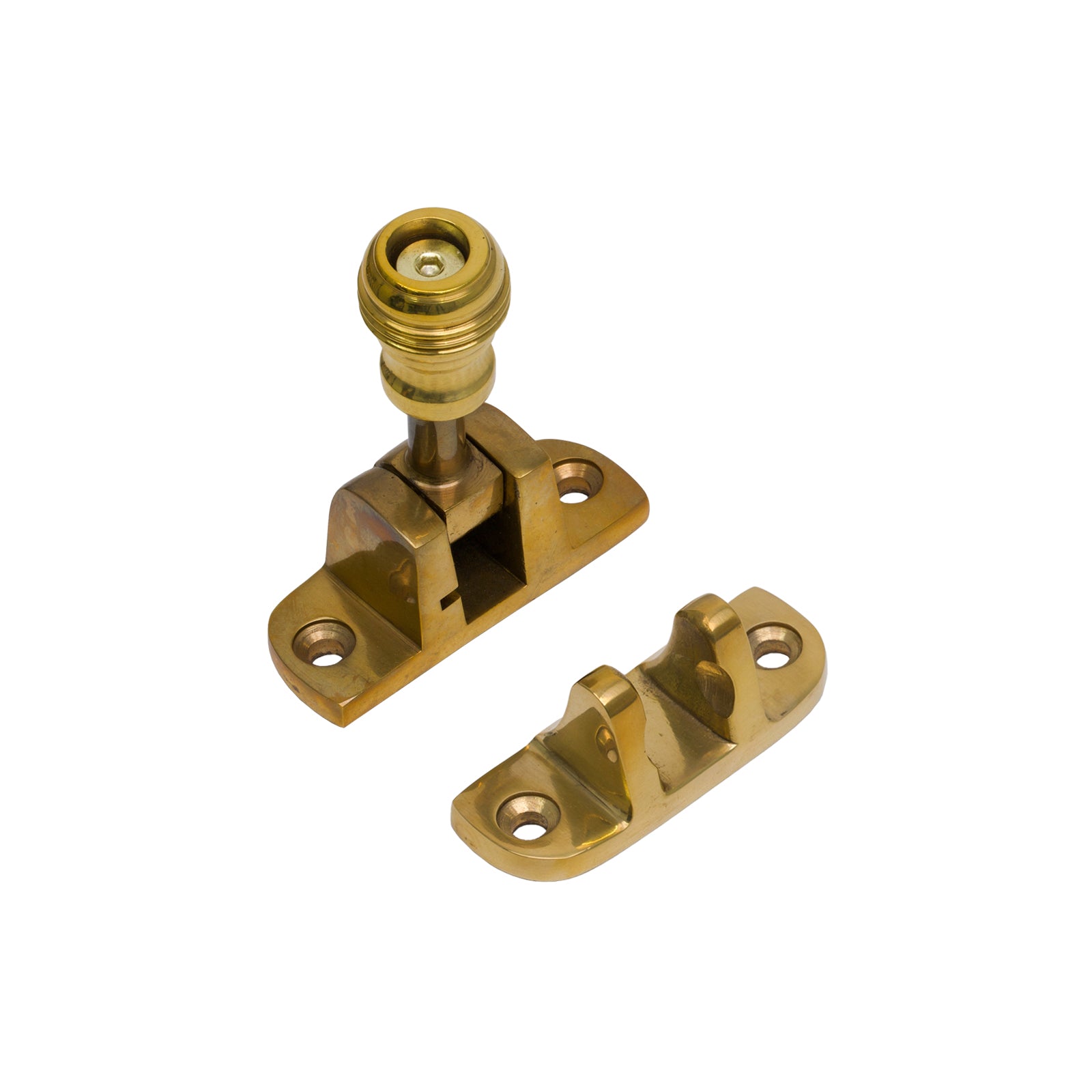 SHOW Radiused Prestbury Brighton Fastener Polished Brass