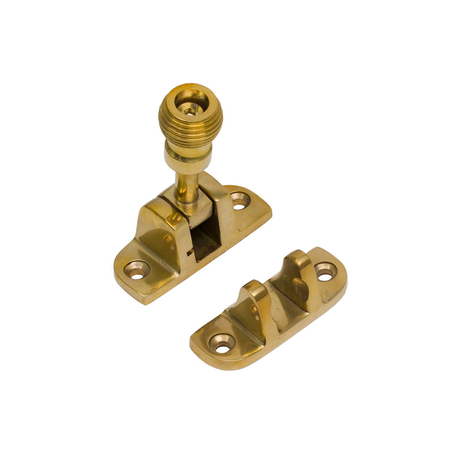 SHOW Radiused Beehive Brighton Fastener Polished Brass