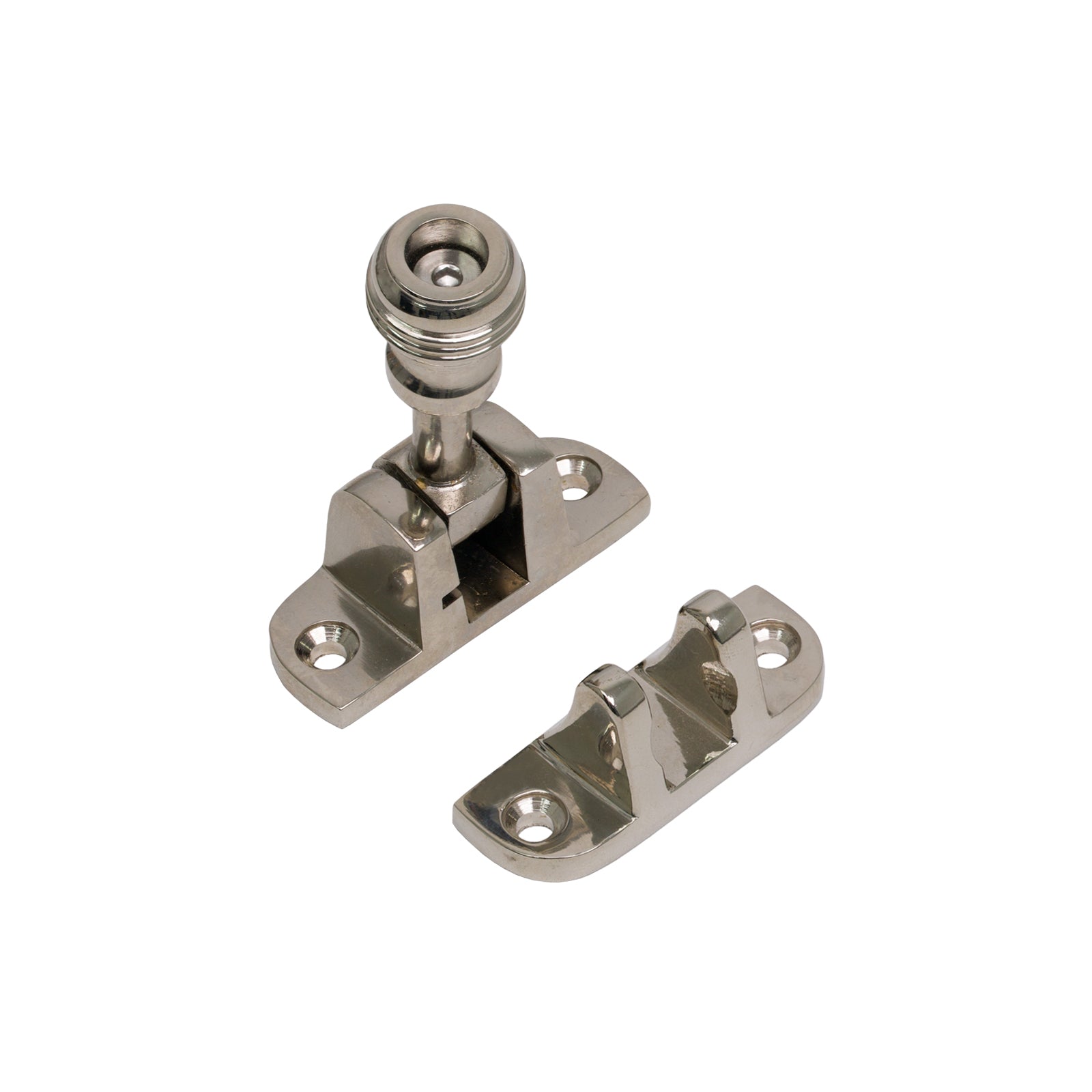 Radiused Prestbury Brighton Fastener Polished Nickel