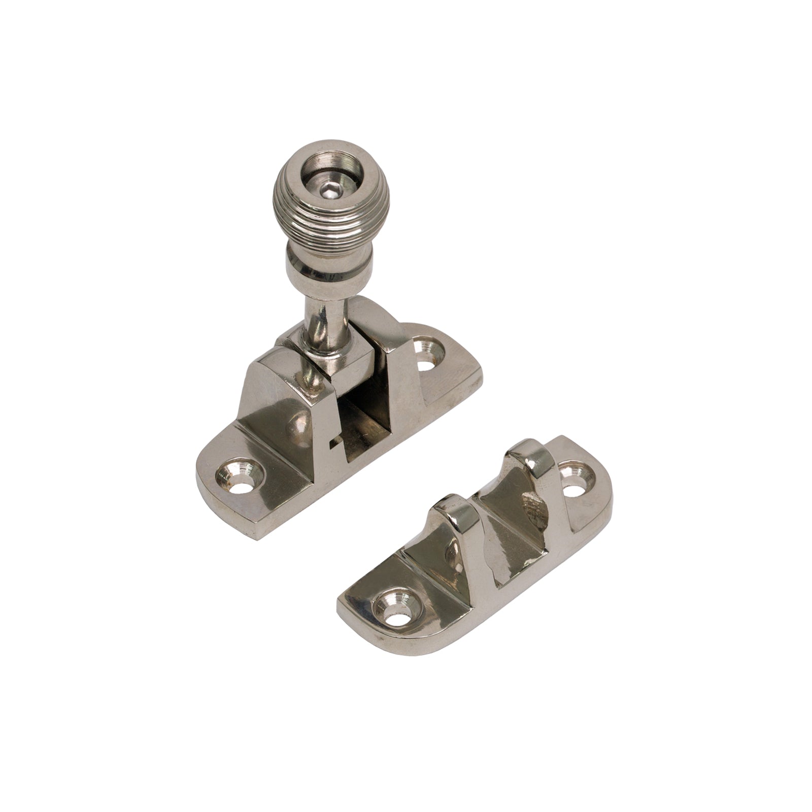 SHOW Radiused Beehive Brighton Fastener Polished Nickel