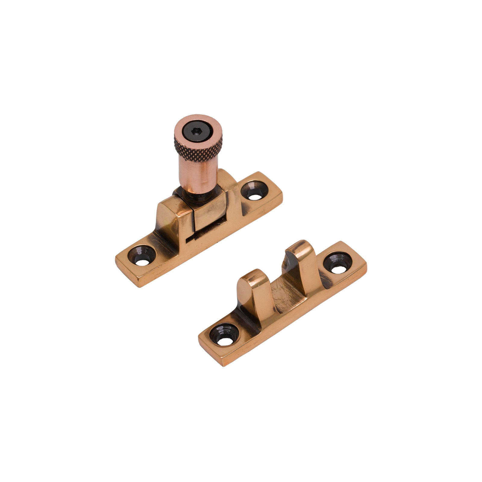 SHOW Square Brompton Brighton Fastener - Narrow Polished Bronze