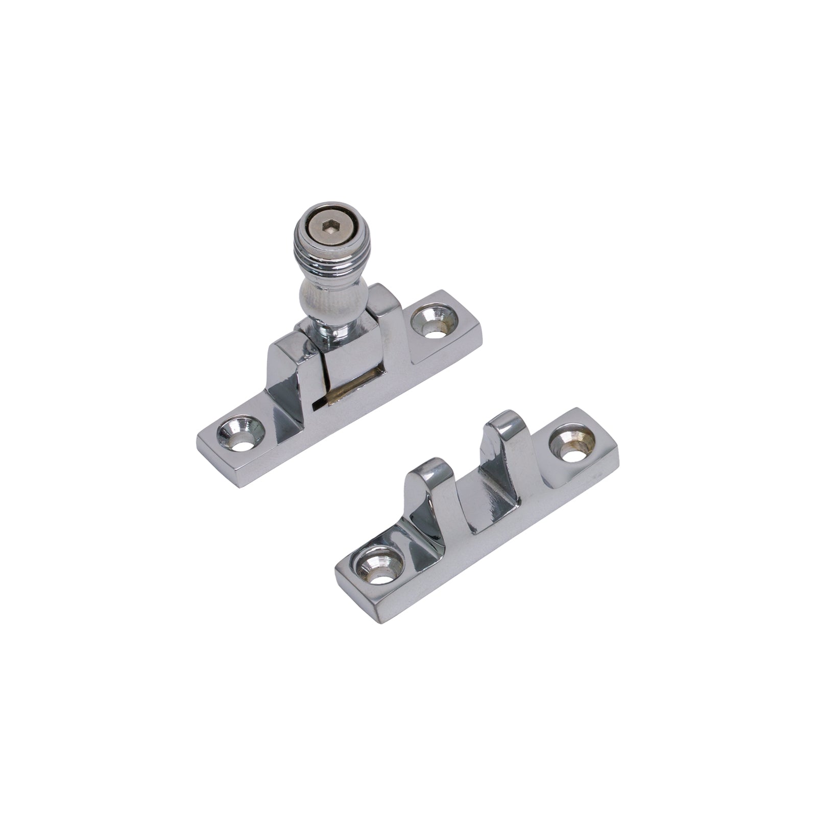 SHOW Square Prestbury Brighton Fastener - Narrow Polished Chrome