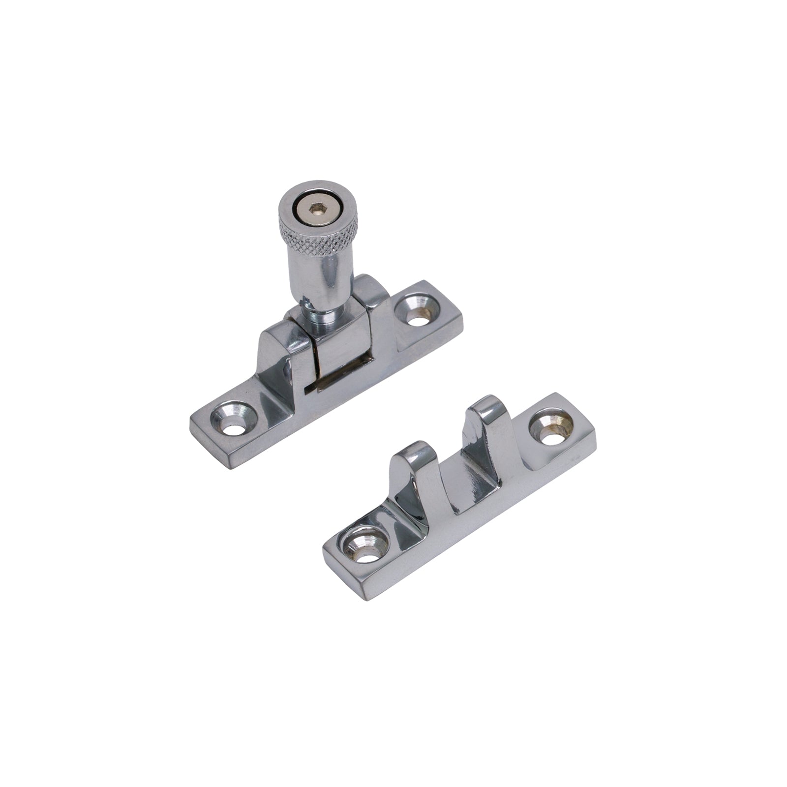 SHOW Square Brompton Brighton Fastener - Narrow Polished Chrome