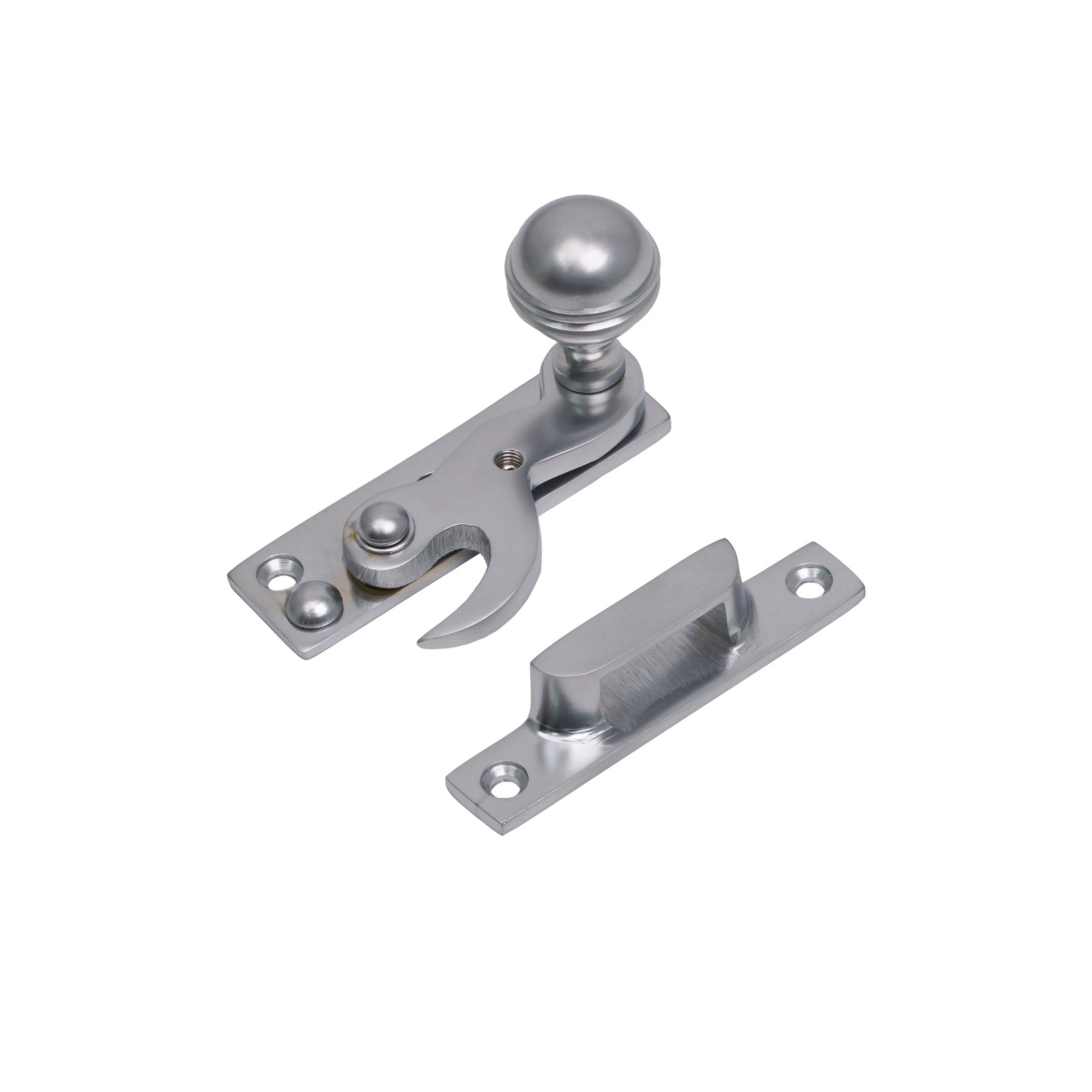 SHOW Prestbury Sash Window Hook Fastener Satin Chrome