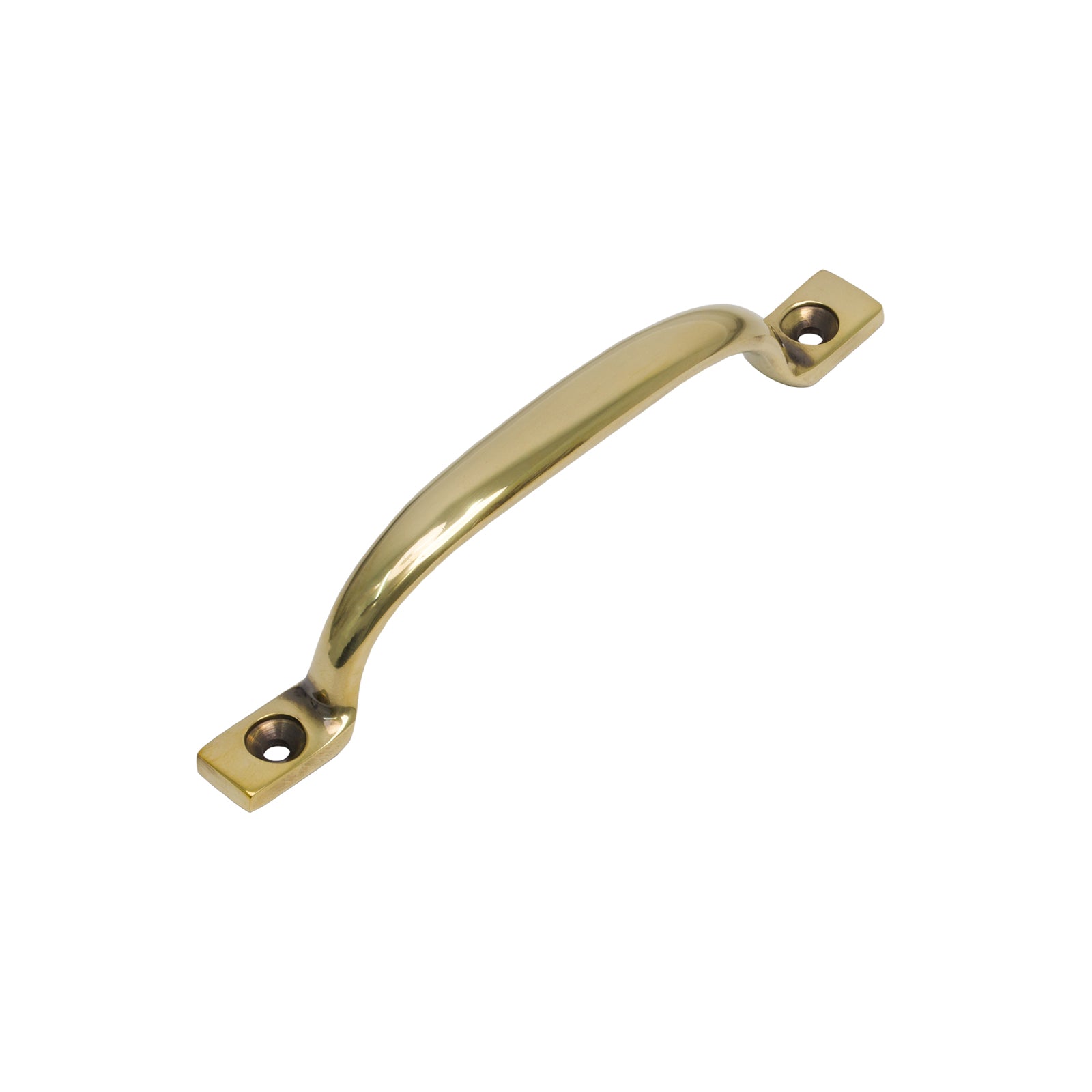 SHOW Slim Sash Window Pull Antique Brass