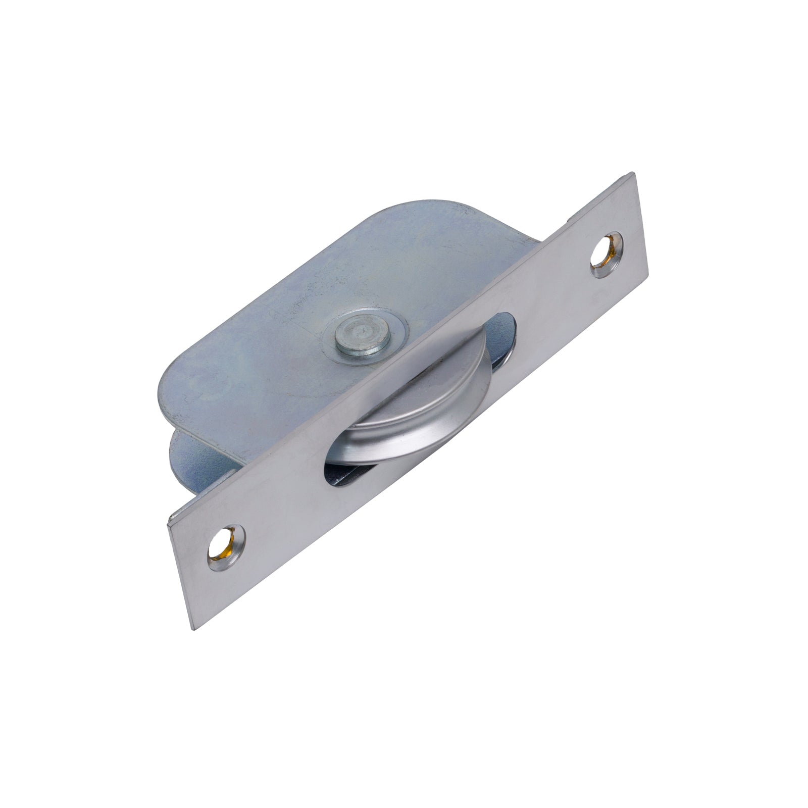 SHOW Square Ended Sash Window Pulley Satin Chrome