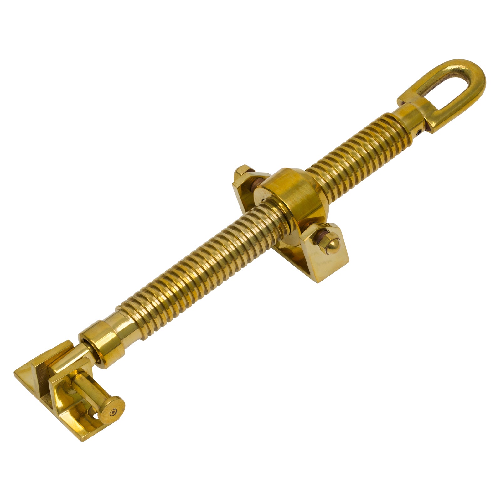 SHOW Polished Brass Fanlight Window Screw Opener