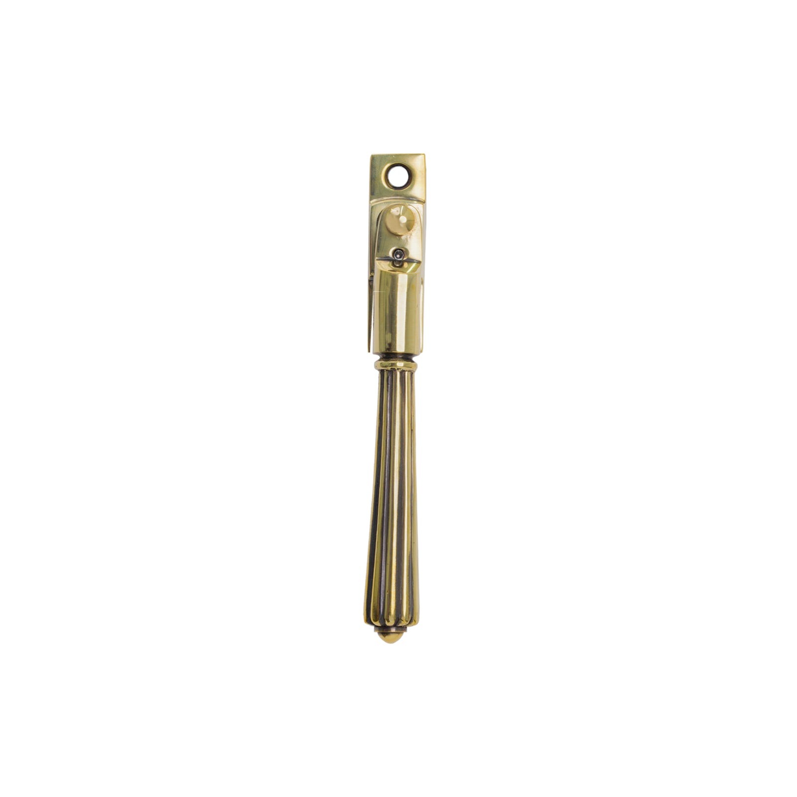 Aged Brass Night-Vent Locking Hinton Fastener