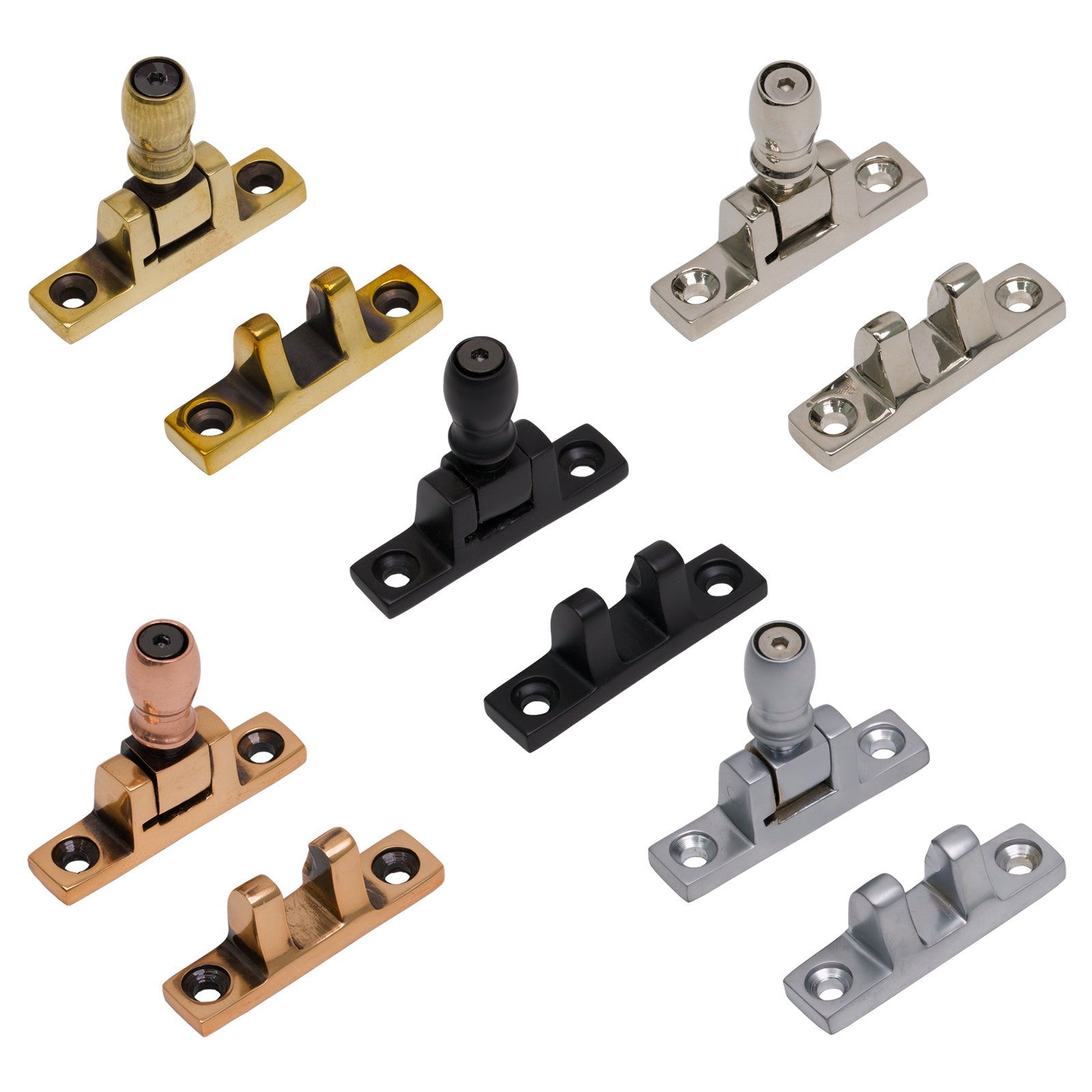 Level Image of Square Mushroom Brighton Fastener - Narrow