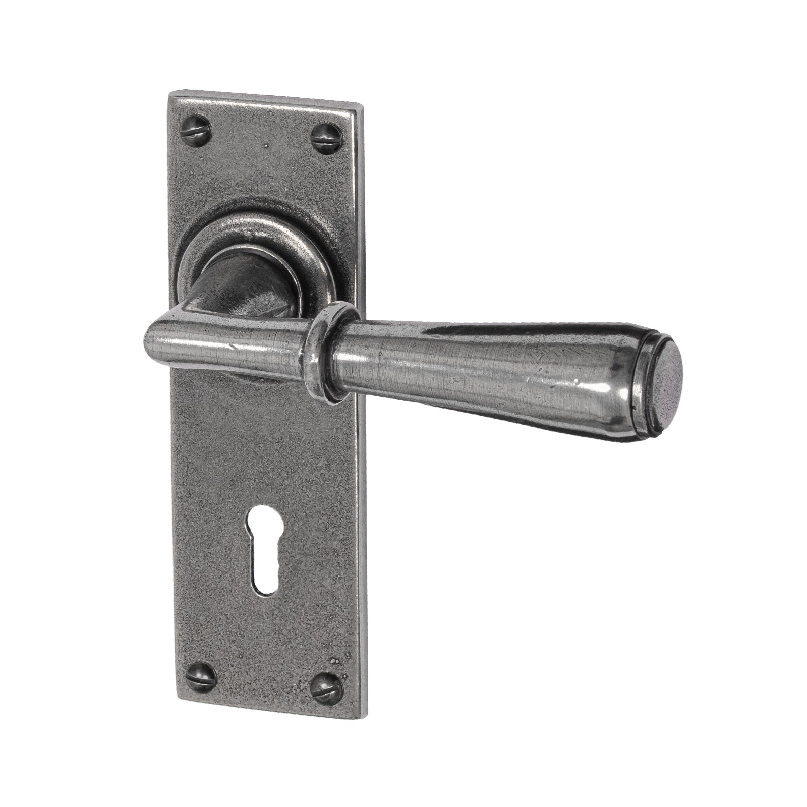 Fenwick lock pewter door handle