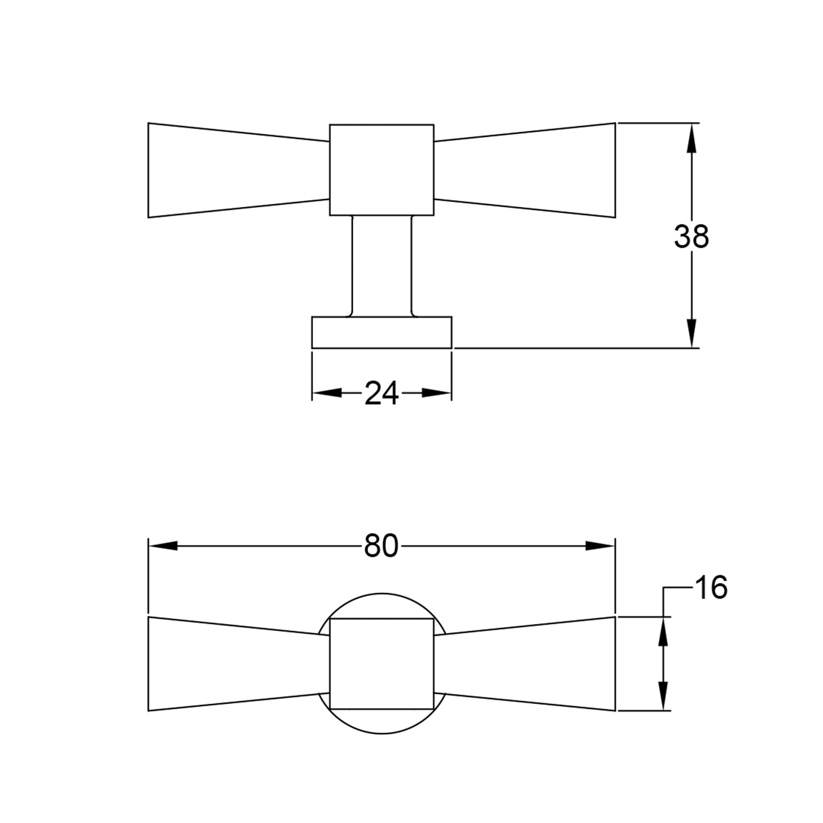 Norton Pewter T Bar Handle JPEG Drawing SHOW